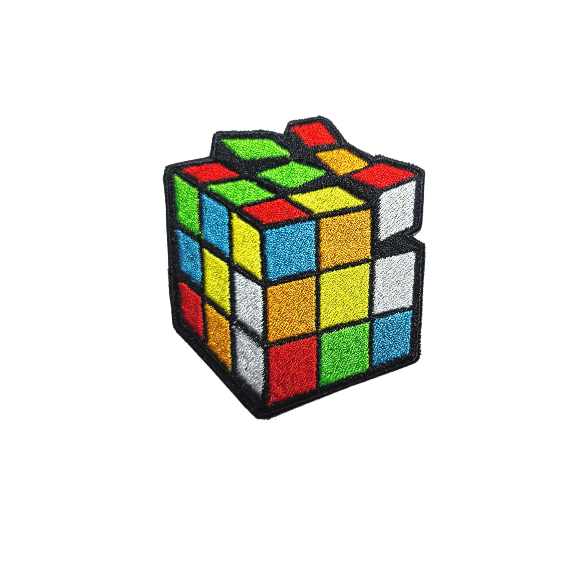 Rubik's Cube Embroidered Patch